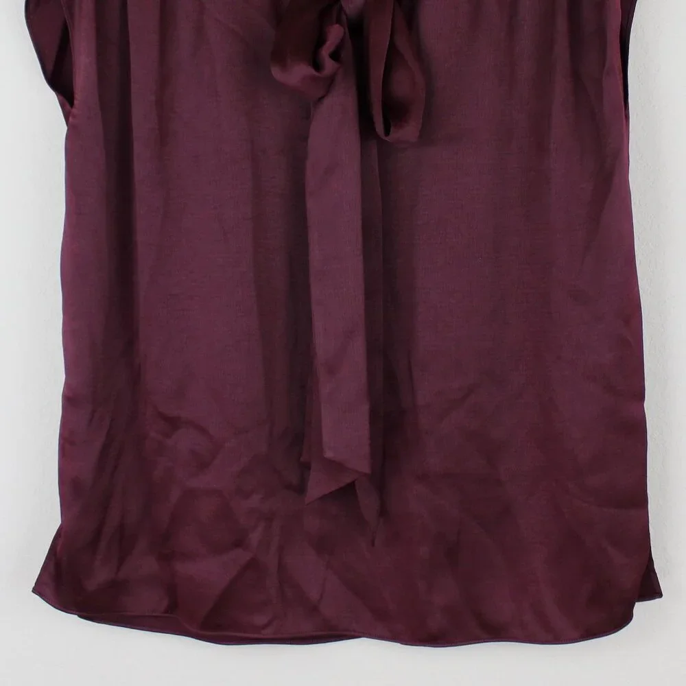NWT KATE SPADE NEW YORK Satin Neck Tie Top, Medium